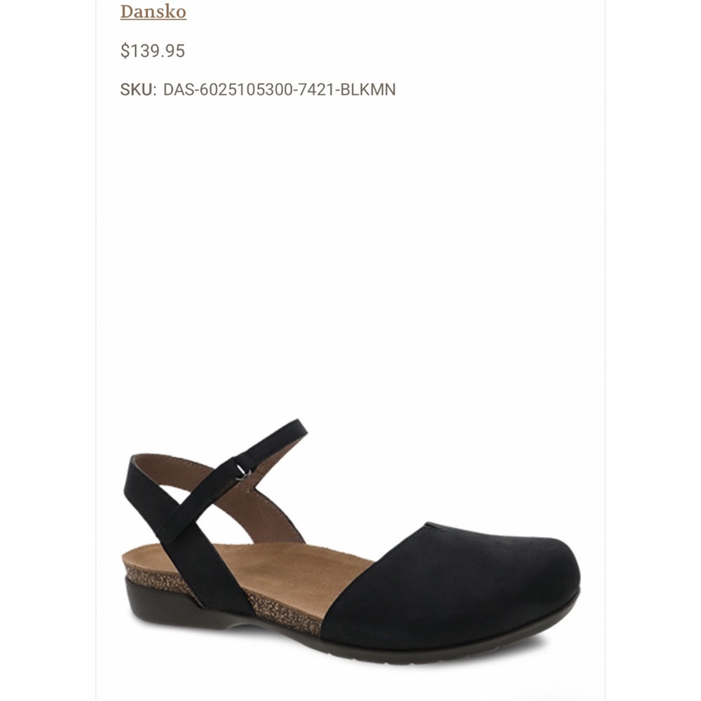 Dansko Black Women's Mules